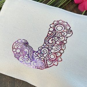 NWOT "J" Cosmetic/Makeup Bag/Hangover Kit